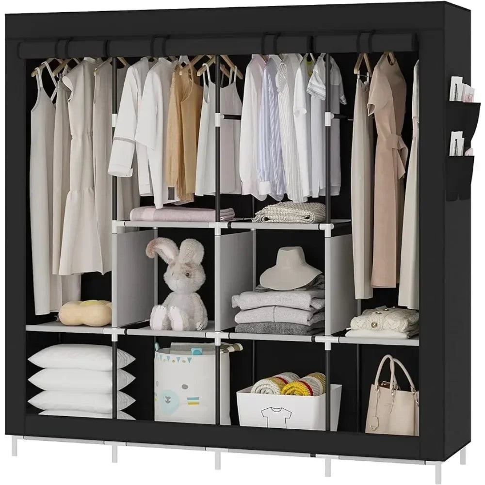 CLOSET ROPERO 4 MÓDULOS XXL REFORZADO