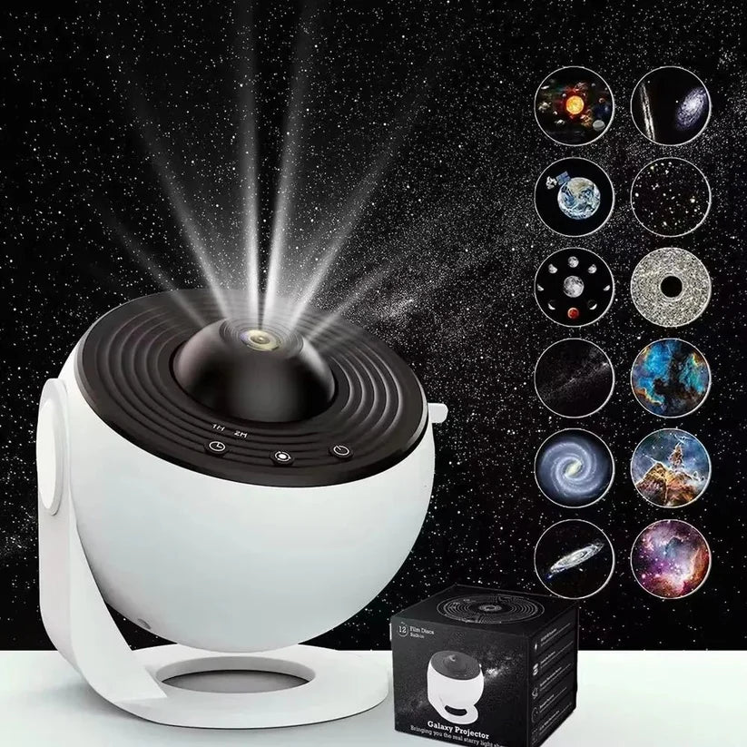 🌠 PROYECTOR DE GALAXIA 12 EN 1 ¡EL AMBIENTE MÁGICO HOY! 🌕