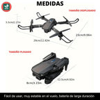 NUEVO DRON E88 PRO MAX 2026 DOBLE CAMARA 4K LAS MEJORES ACROBACIAS Y FOTOS VIDEOS DESDE EL CIELO