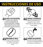GUANTE QUITAPELO ELECTROESTATICO REUTILIZABLE PARA MASCOTAS