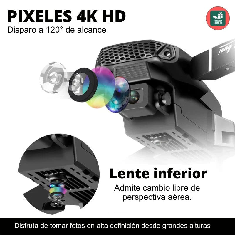 NUEVO DRON E88 PRO MAX 2026 DOBLE CAMARA 4K LAS MEJORES ACROBACIAS Y FOTOS VIDEOS DESDE EL CIELO